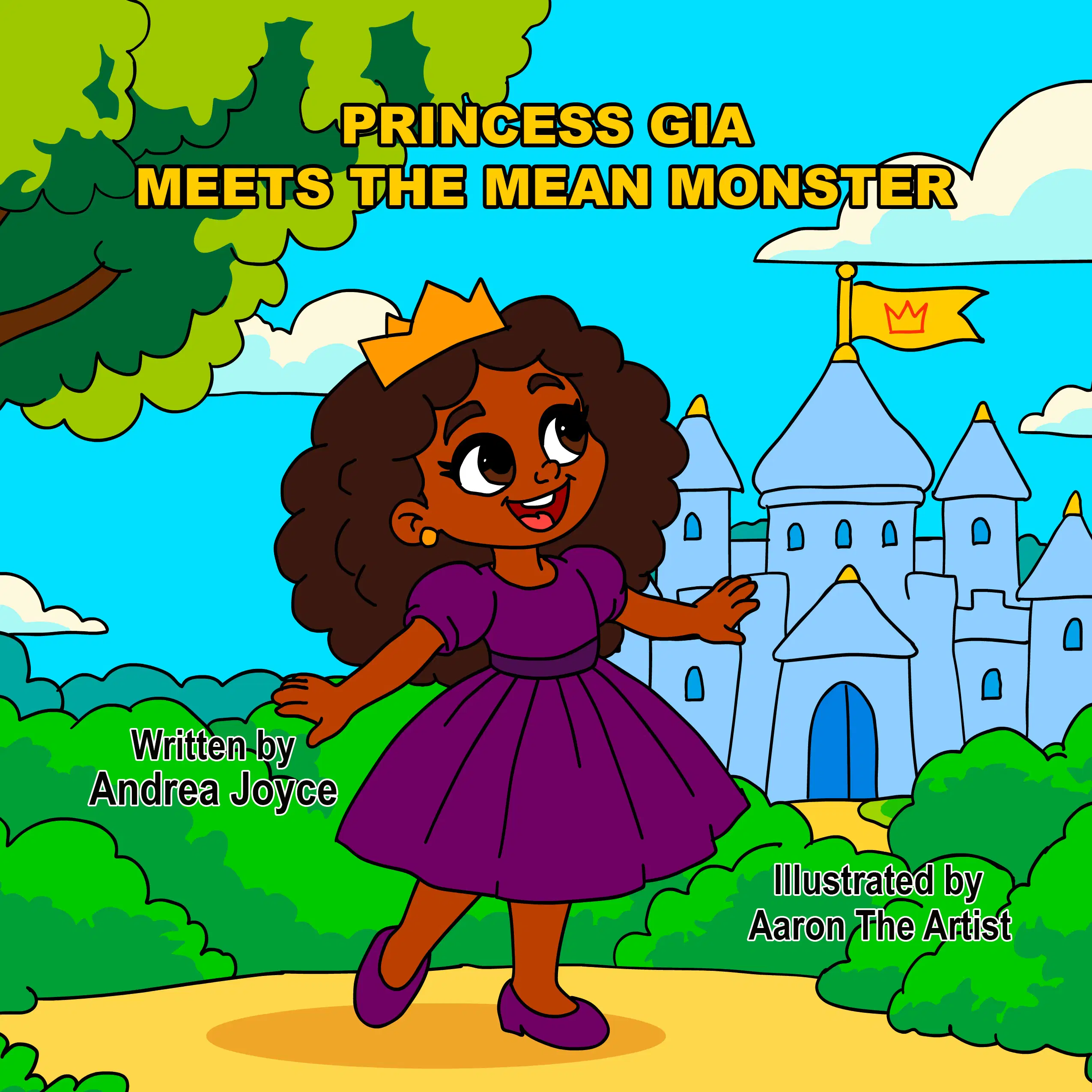 Cover of Princess Gia Meets the Mean Monster, 2nd edition